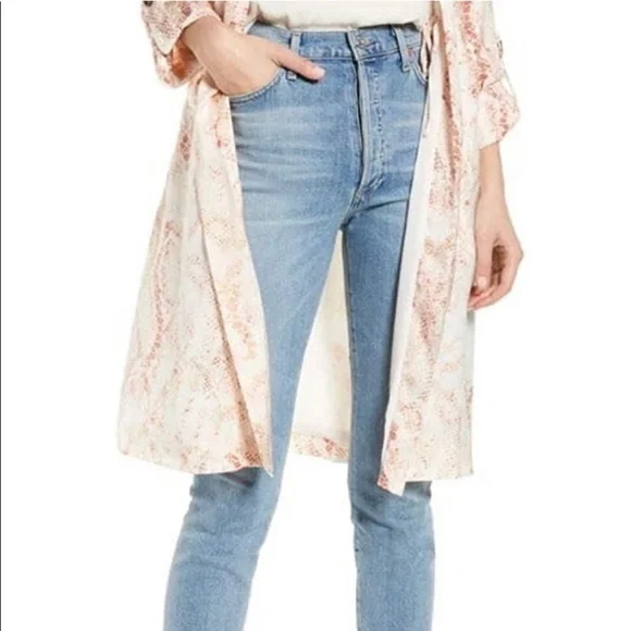 Donated - CUPCAKES & CASHMERE | Neptune Satin Trench Coat - Picture 3 of 7